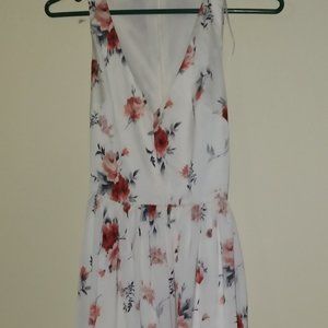 Zara floral mini dress